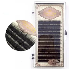 8 10 12 0,15 Толщина индивидуальная норка полосы ресницы натуральные 3D объем ресниц Wimper наборы расширений 1061