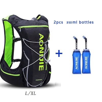 AONIJIE Pro, для мужчин и женщин, 10л, уличные сумки, походный рюкзак, жилет, марафон, рюкзак для бега, велоспорта, на выбор, бутылка, сумка для воды - Цвет: 6