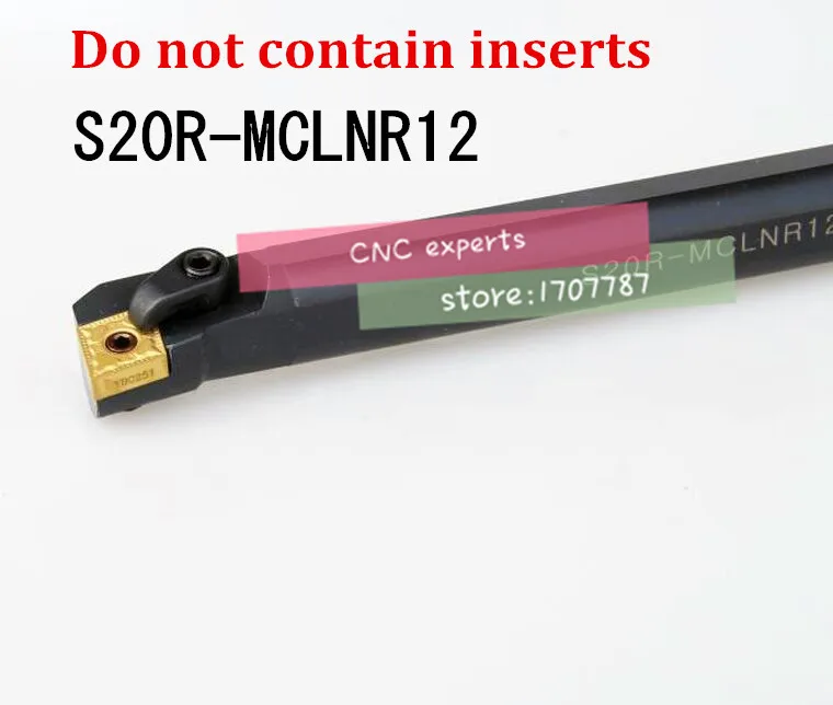 

S20R-MCLNR12 20mm Lathe Cutting Tools CNC Turning Tool Lathe Machine Tools Internal Metal Lathe Tool Boring Bar Type MCLCR/L