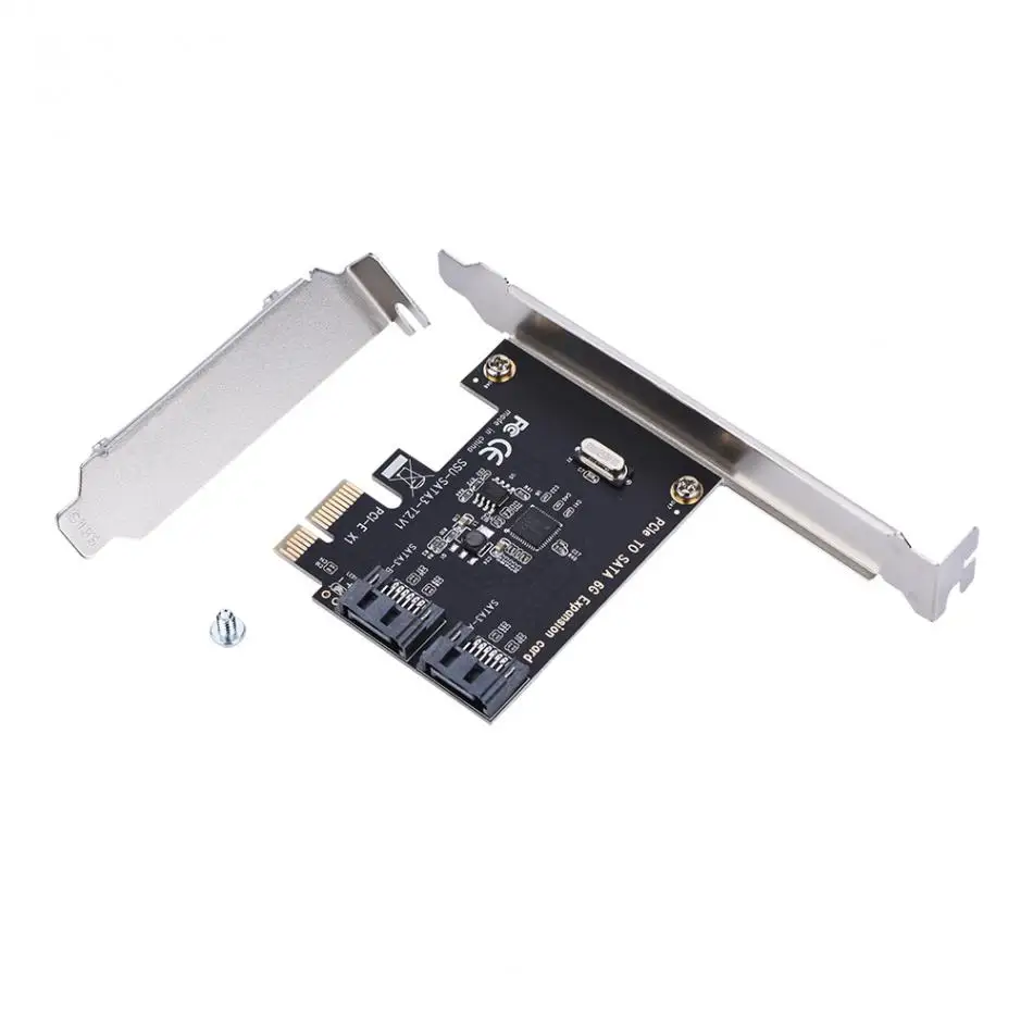 1X 4X 8X 16X PCI E карты Express к SATA 3 0 2 порта III 6 Гбит/с расширительные платы адаптера