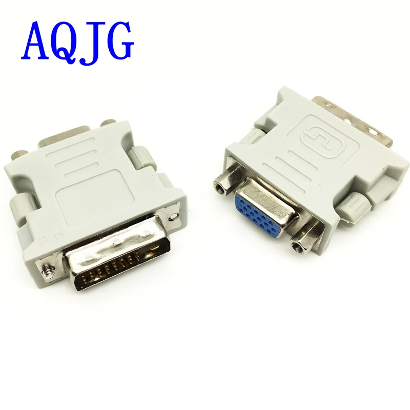 Адаптер DVI 24 + 1 штекер на гнездо VGA 15-контактный преобразователь HDMI в ATI адаптер AQJG