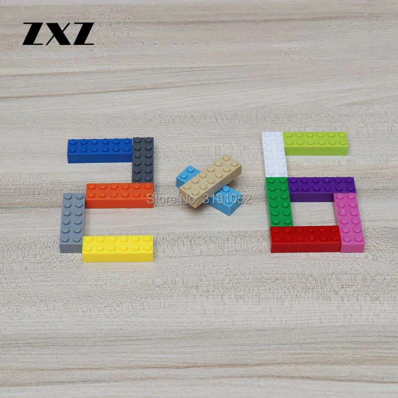 

ZXZ 20PCS Educational Kids DIY Building Block Bricks Compatible With Legoes Brick 2x6 for Children Birthday Gifts