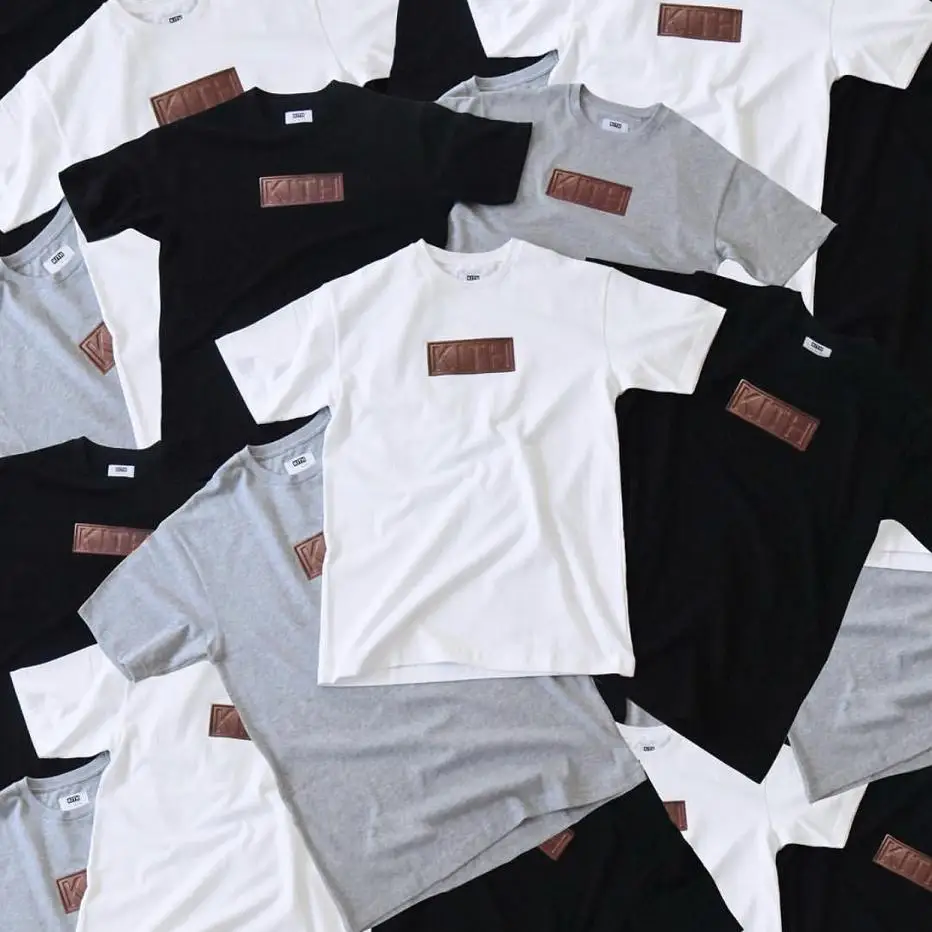 

19SS KITH T Shirt Men Women Chocolate Box Logo Tee Hip Hop Streetwear Clothing Harajuku Cotton T-shirt Kanye West Casual Tops