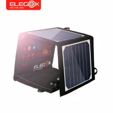 ELEGEEK 14W 5V Portable Solar Panel Charger USB Solar Power Battery Charger SUNPOWER High Efficiency Solar