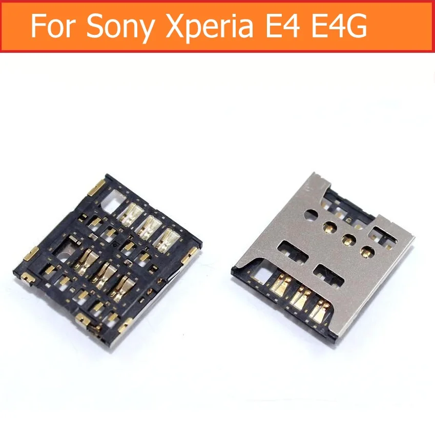 Genuine Sim Card tray For Sony xperia E4 E2104 E2105 E2114 slot Xperia E4G E2003 E2006 E2053 card reader | Мобильные телефоны и