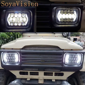 

5X7 inch 105W h4 LED HEADLIGHT BULB 7x6 inch headlamp DRL for Jeep Wrangler YJ XJ truck FLD 50 60 70 80 Firebird Celica 240SX