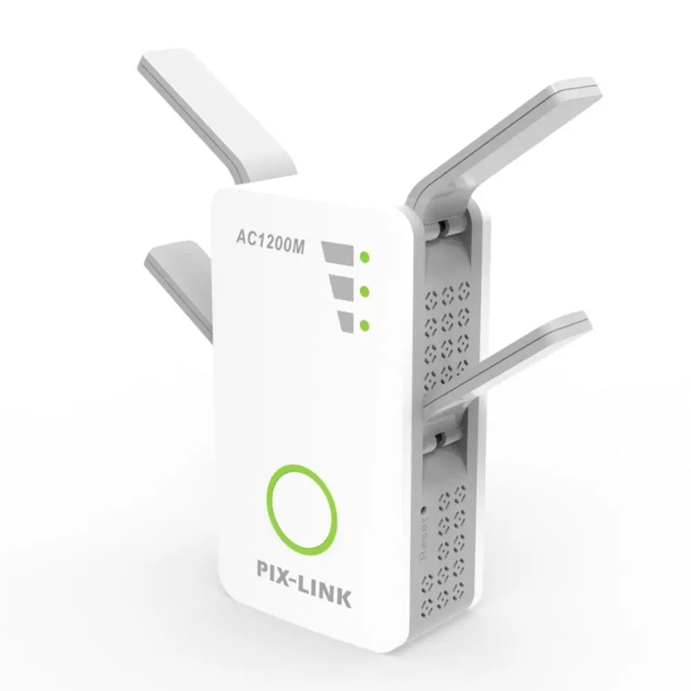 

AC09 1200 2.4GHz 5GHz Dual Band AP Wireless wifi Repeater Range AC Extender Repeater Router WPS With 4 External Antennas