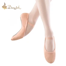 Женские Детские балетки; кожаные туфли на мягкой подошве для занятий танцами живота, йогой, взрослыми; женская танцевальная обувь