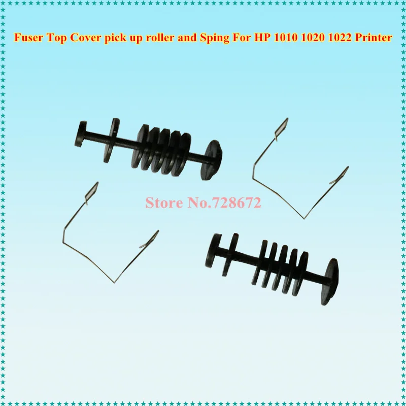 20SET For HP 1010 M1005 1319 3050 3055 Fuser Top Cover pick up roller and Sping