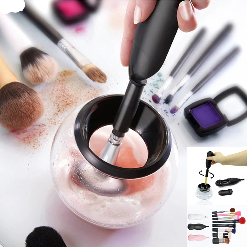 

Professional Electric Makeup Brush Cleaner and Dryer Machine, Cleans and Dries