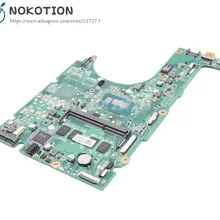 NOKOTION для acer aspire R3-471T R3-471G Материнская плата ноутбука NBM88110036 NBM8811003 DA0ZQXMB8E0 4 Гб с процессор на плате