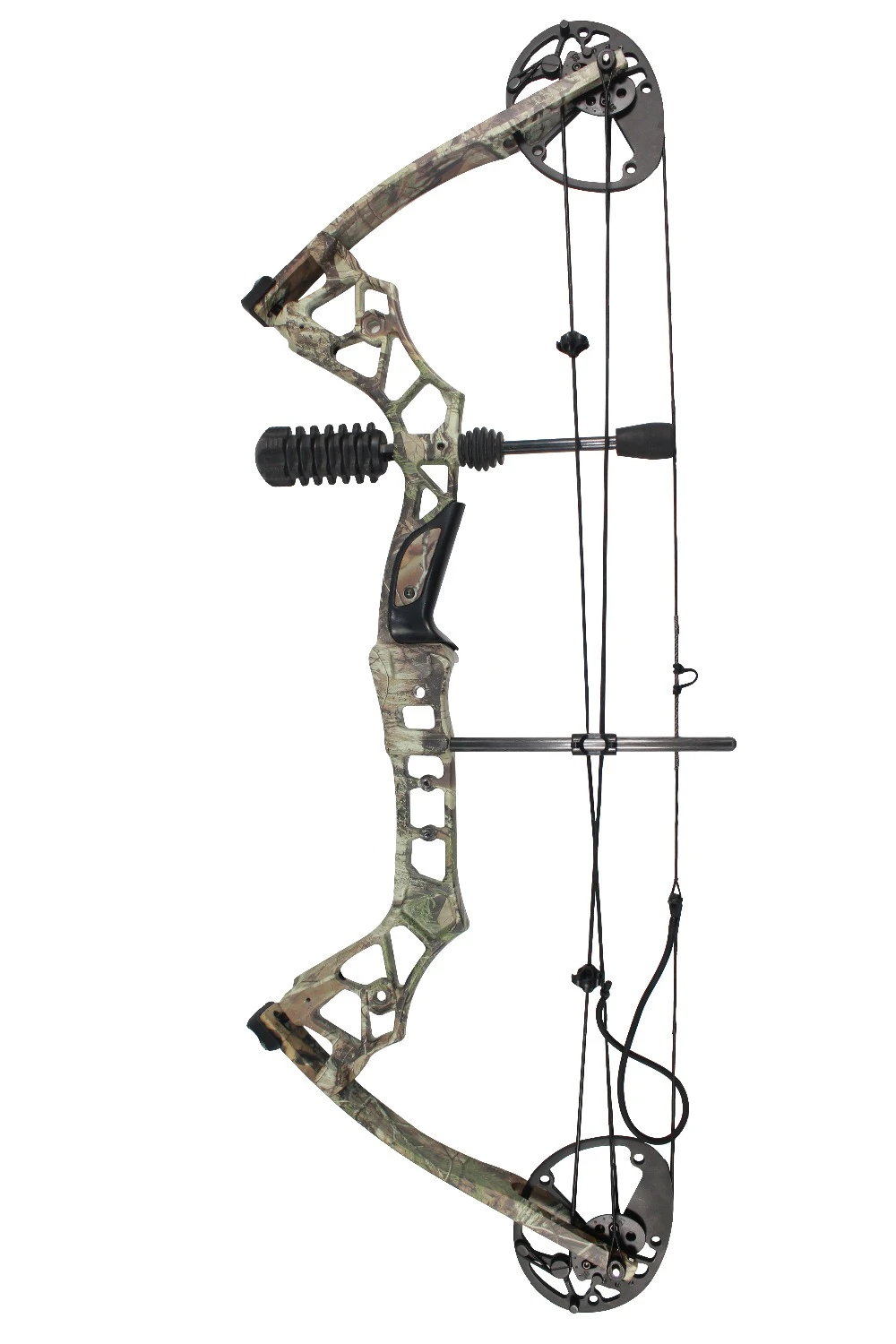 SILCO 20Lbs Youth Black Compound Archery Bow & 6x Arrows Set with