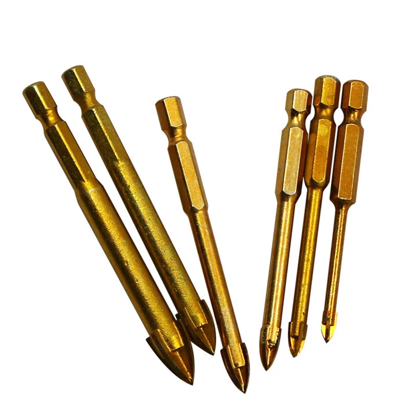 

High Quality Multi-Functional Triangular Drilling Glass Ceramic Tile Concrete Hexagonal Phillips/Slotted Cross Hand Drill Bit