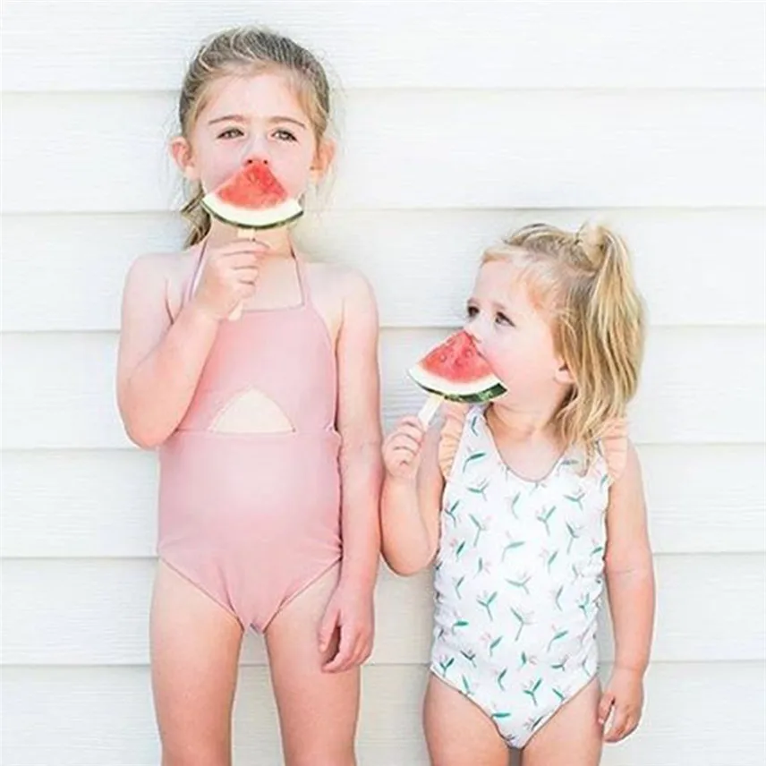 Yangmaile/детский купальник-бикини с открытой спиной для маленьких девочек, купальный костюм, Пляжное бикини mujer Y