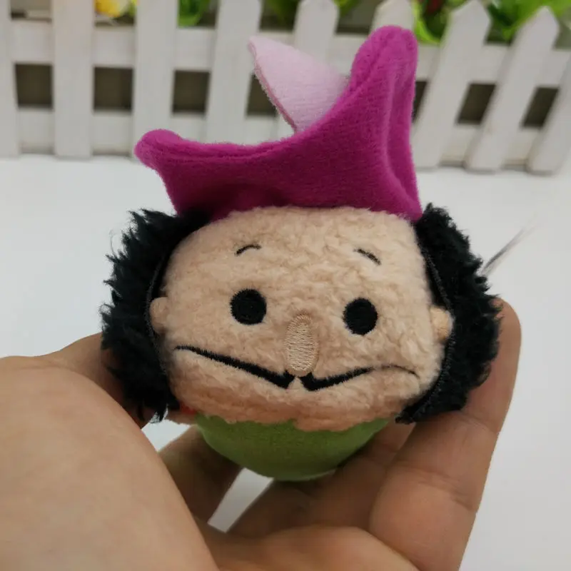 3.5" New mini Tsum Tsum Tinker Bell Croc eating Captain Hook  plush Toy Doll 