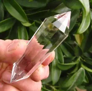 

12sided 30g AAA NATURAL CLEAR QUARTZ CRYSTAL DT WAND POINT Healing