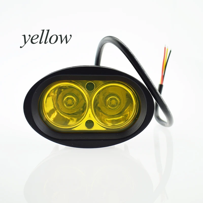

1pcs Car Auxiliary Led Work Lights Fog Lamps Driving Work Light 12V 20W Headlights LED 6500K Super Bright Motorcycle Spotlight