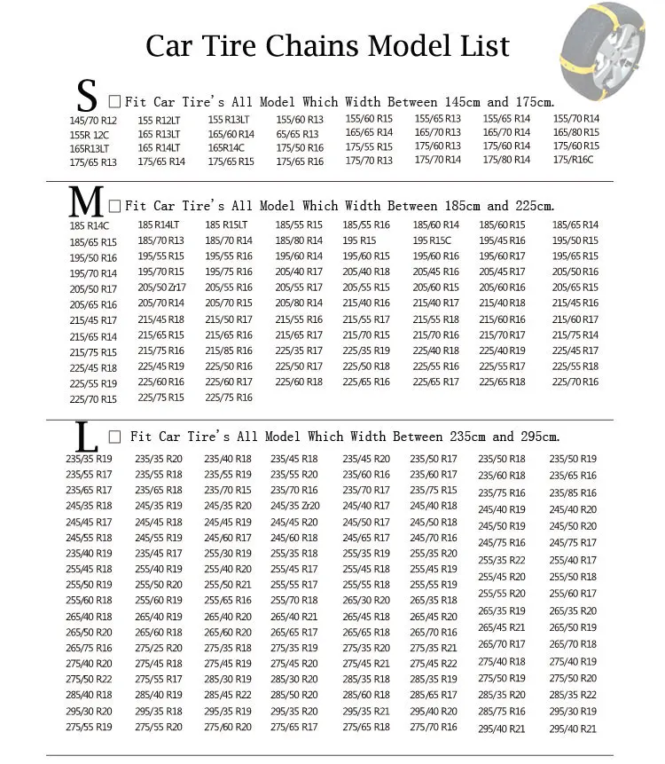 Размеры L автомобиля снег Колёсные цепи 10 шт. колеса цепи функциональные ТПУ Покрышки цепи