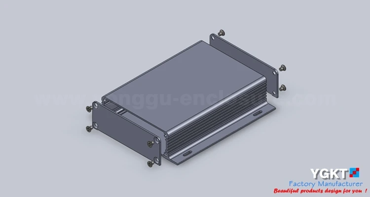Алюминиевая экструдированная электронная коробка для корпуса могут быть