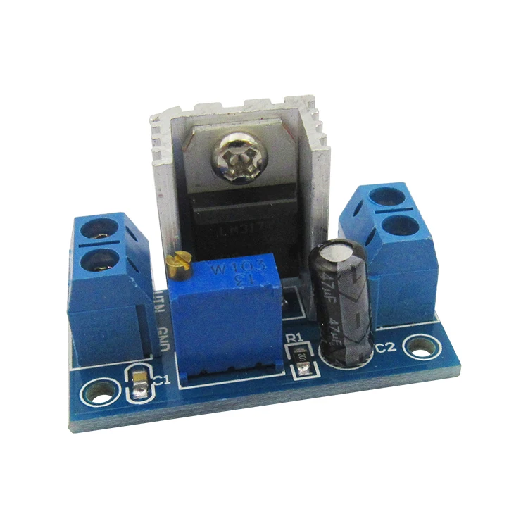 LM317 adjustable regulated power supply board, DC DC DC converter, Buck
