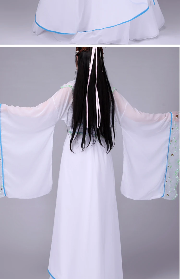 Женский новый элегантный сказочный костюм Hanfu Тан женский королевская принцесса