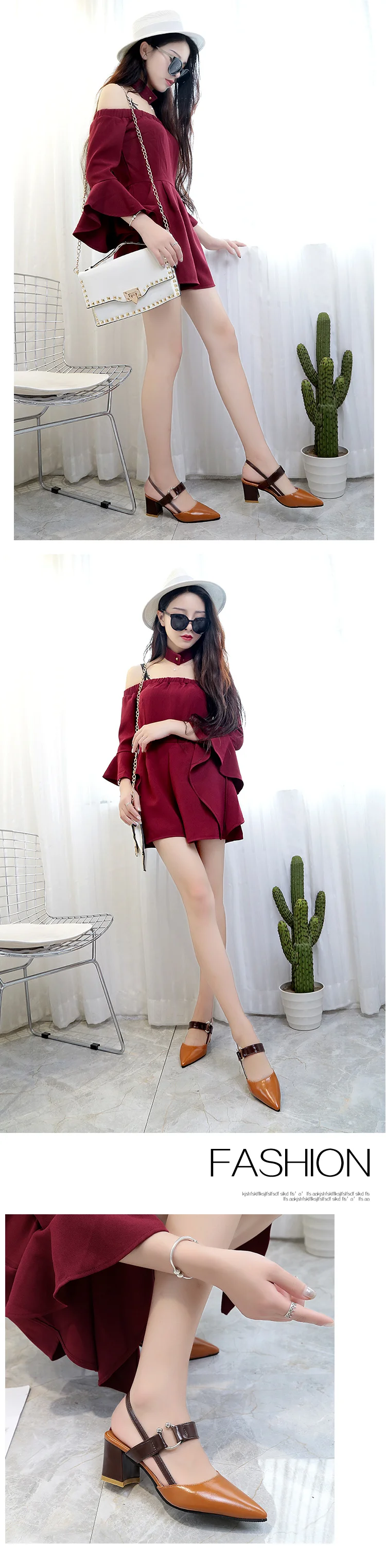 18 spring new hollow coarse sandals high-heeled shallow mouth pointed baotou shoes work shoes women Female sexy high heels x21 2 18 spring new hollow coarse sandals high-heeled shallow mouth pointed baotou shoes work shoes women Female sexy high heels x21 2