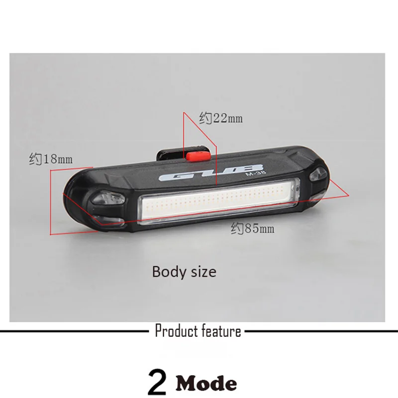 7 эффектов, 100 люмен, высокий светильник, велосипедный светильник, ультра-светильник Предупреждение ющий о безопасности, светодиодный, USB, перезаряжаемый, передний, задний фонарь, велосипедный светильник, задний фонарь, красный