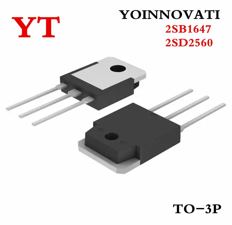 

5pairs Of 2SB1647 & 2SD2560 (B1647 & D2560) Epitaxial Planar Transistor(Audio, Series Regulator and General Purpose)