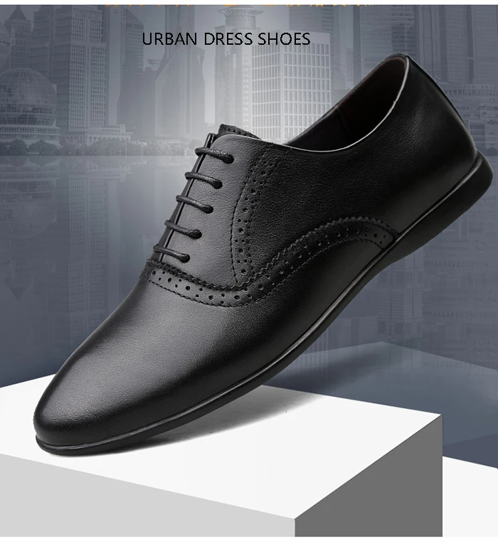 Новые стильные мужские модельные туфли из натуральной коровьей кожи на шнуровке мужские классические коричневые и черные деловые туфли для мужчин, плюш, размер
