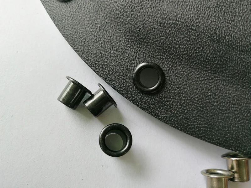 

50pcs #8-9-7.9( .267 length under flange x 1/4" outside diameter) Black brass Eyelets krivets for Kydex Holster(YEAM)