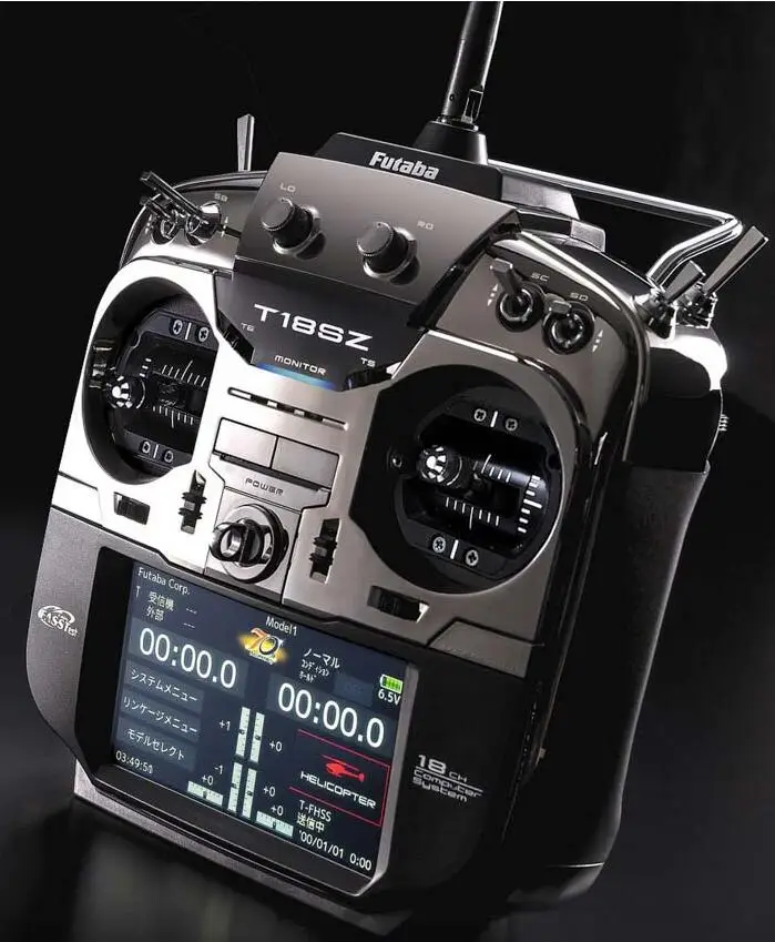 

Original Futaba 18SZ 2.4GHz FASST Transmitter Remote Control (Ni-MH) with R7008SB receiver 2.4G for Helicopter Multirotor