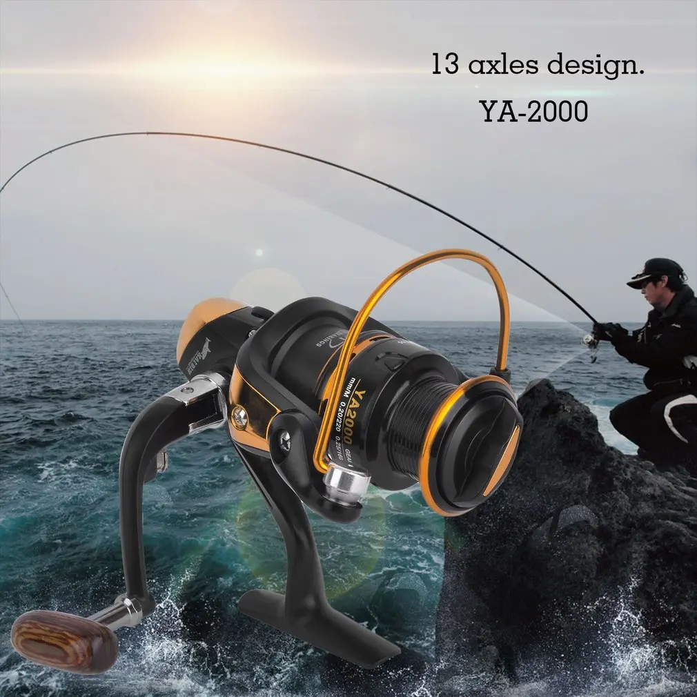 

New Fishing Spin Reel 12+1 Bearing Balls Super Strong Full Metal Head Fishing Reel 5.5:1 Carp Fishing Spinner