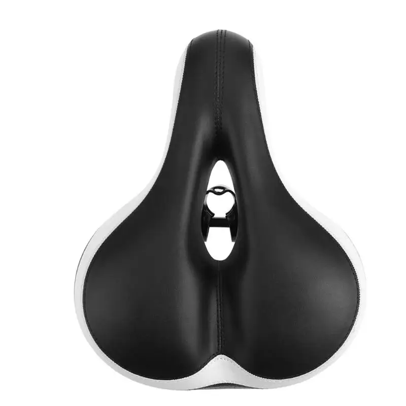 

Wide Soft Sponge Bicycle Saddle Hollow Shock-absorbent Mount Bike Cycling Saddle MTB Mountain Road Bike Bicycle Accessories