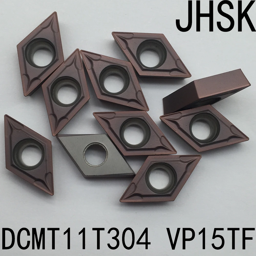 

10pcs DCMT11T304 DCMT32.51 VP15TF Carbide Insert Lot Blade Cutter Lathe Blade Purple Carbide Durable Quality blade CNC tools