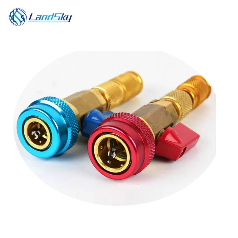 

R134a R12 Valve Core Quick Remover refrigerant freon valve needle change removal tool adapter kit for Auto Car Air Conditioning