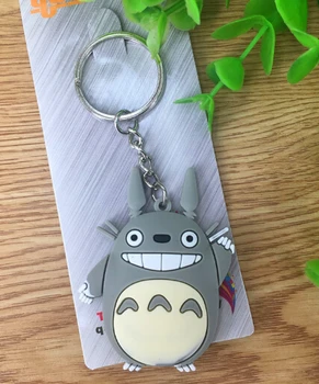 

New 20 pcs cartoon Totoro Double-sided PVC Key Chains Pendant gift Q10