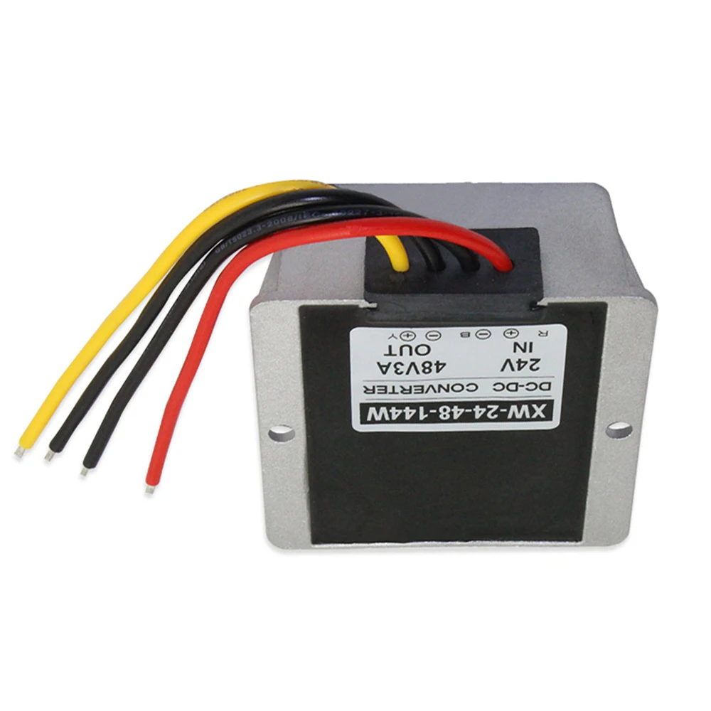 XINWEI DC 24 V повышающий до 48 3A 144 W Конвертер алюминиевые регуляторы напряжения