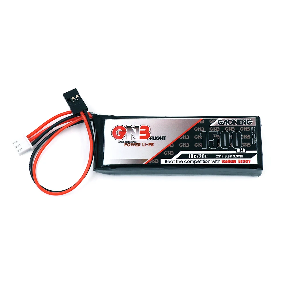 4 шт. Gaoneng GNB 1500 mAh 2 S 10C/20C 6,6 V 9,9 wh Аккумулятор для радиоуправляемого передатчика Дрон FPV гоночные части Радиоконтроллер - Цвет: 1PCS