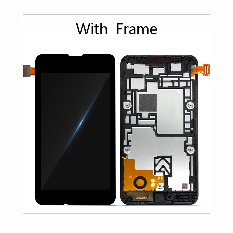 4," для Nokia Lumia 530 N530 ЖК-дисплей сенсорный экран дигитайзер с рамкой запасные части для Nokia Lumia 530 N530 дисплей