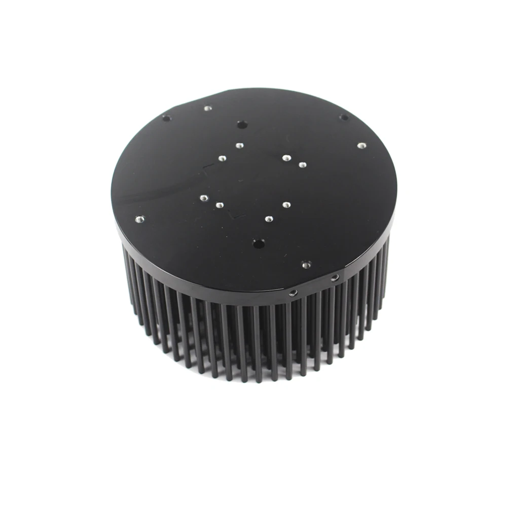 133mm Cold forging aluminum  heatsink for 50w cob cxb3590 vero29 led grow light