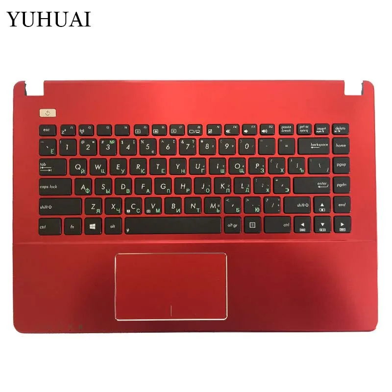 Новая русская клавиатура для ноутбука Asus X450 X450C X450CA X450CC X450CP X450L X450LA красная с