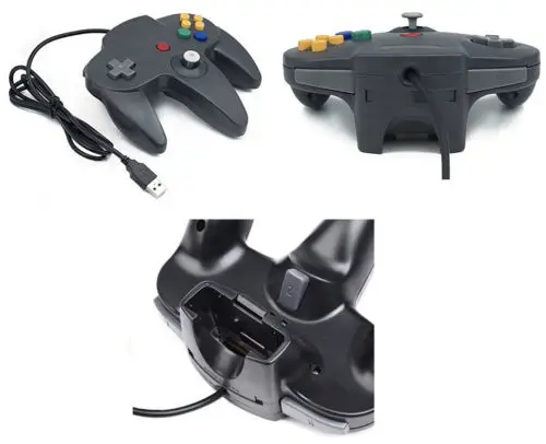 

FZQWEG Wired USB Gamepad joystick classic game controller joypad for windows PC Mac control FOR N64