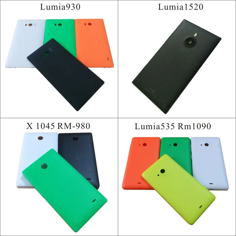Задняя крышка для Lumia от Nokia 930 1520 задняя крышка батарейного отсека для microsoft Lumia X 1045 RM-980 535 Rm1090 задняя крышка чехол