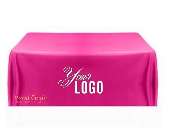 6ft custom tablecloth personalized table cloth table cover event