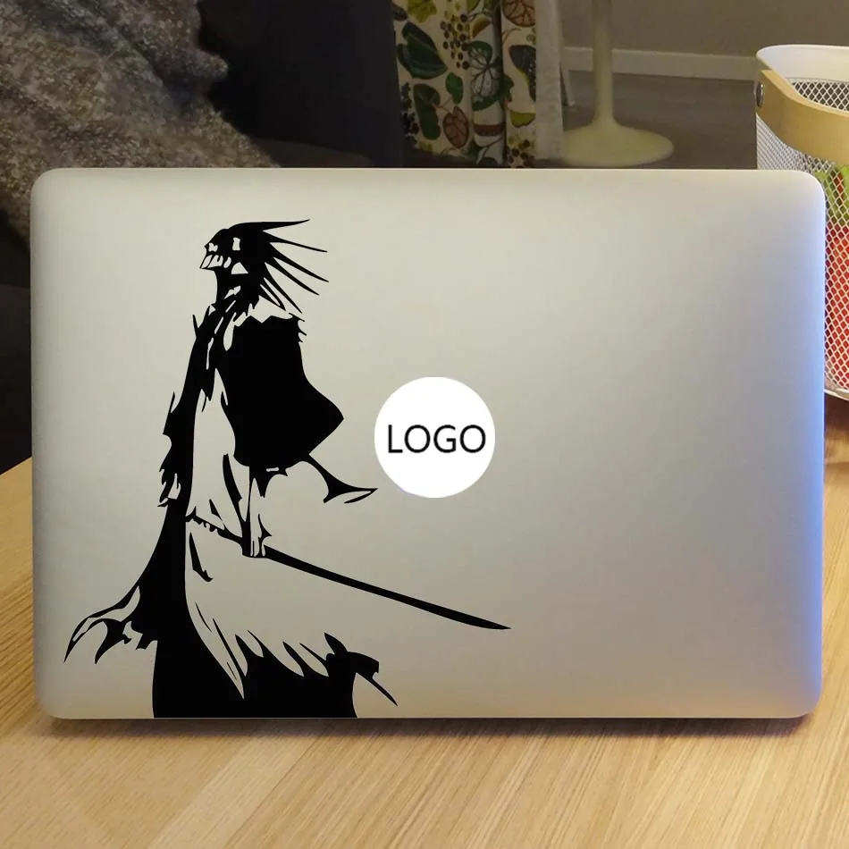 Bleach Kenpachi Zaraki наклейка для ноутбука для Macbook Наклейка Air 13 Pro retina 11 12 15 дюймов Mi Mac книга наклейка для ноутбука