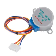 5 sztuk/partia silnik krokowy 28BYJ-48 5V 4 fazy 5 drutu inteligentny elektroniczny silnik prądu stałego mikro redukcji dla arduino DIY Kit