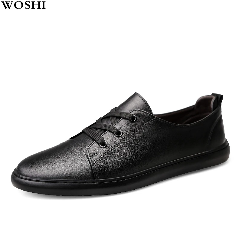 

Men Shoes luxury Brand lace up Genuine Leather Casual Driving Oxfords Shoes outdoor Men Loafers Moccasins Men Flats shoes L5