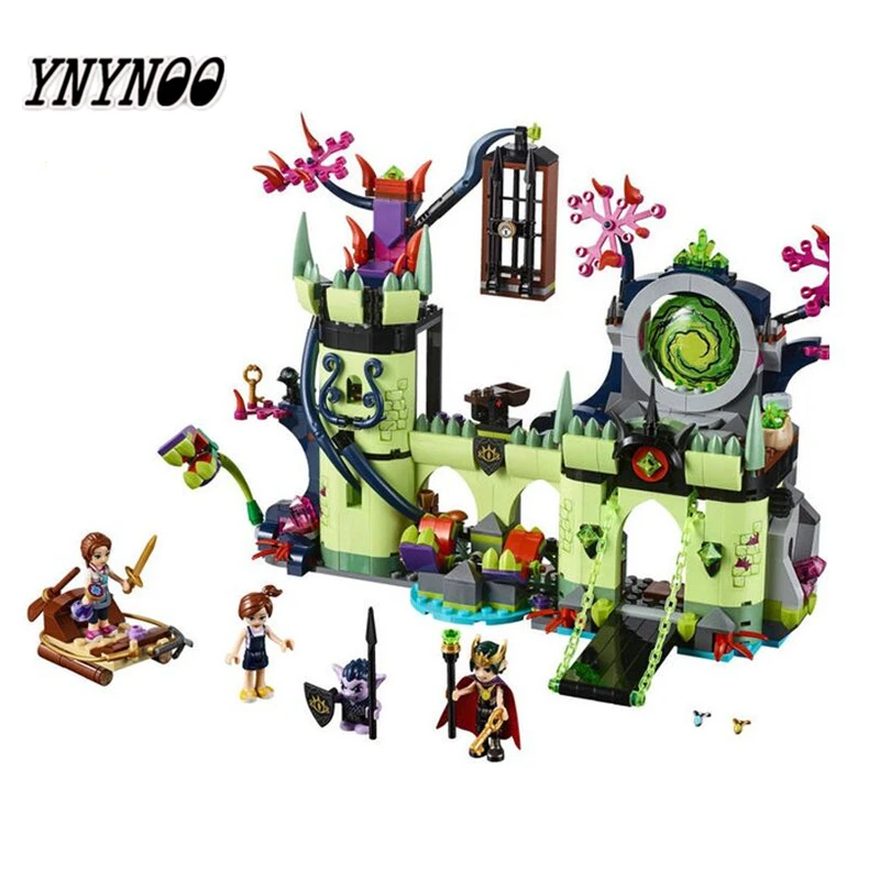 

YNYNOO 30011 Genuine The Breakout from the King`s Fortress Set 750Pcs Creative Series Building Blocks Bricks Toy 41188 boy