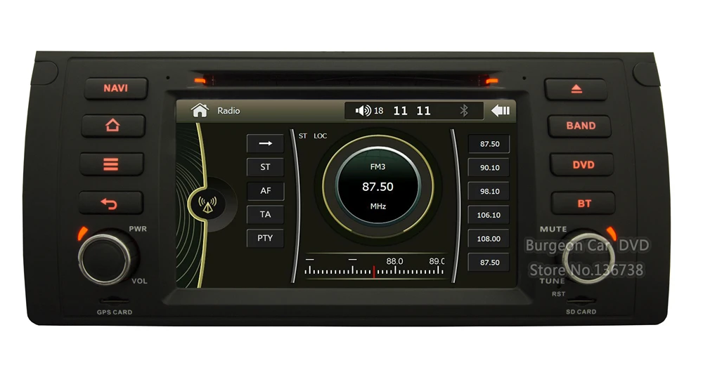 Capacitive Touch Screen Car DVD Player For BMW X5 E53 E39 E38 M5 5 7