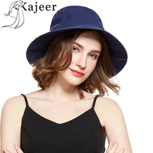 Летние пляжные шляпы для женщин ведро складной Лук широкими полями козырек шапки анти-УФ Защита от солнца Chapeau Feminino с средства ухода за кожей Шеи клапаном Hoeden voor vrouwen